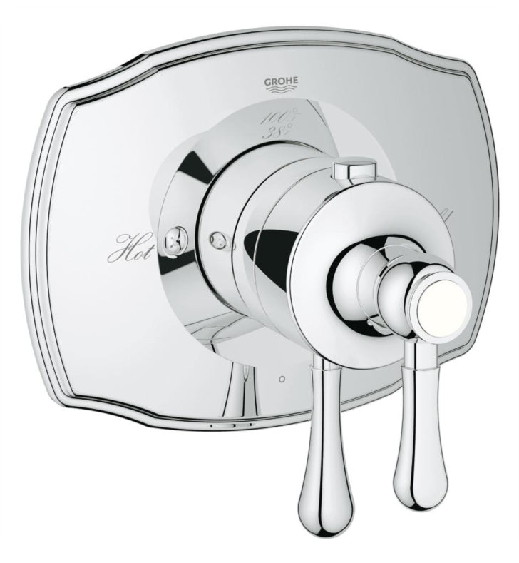 Grohe 19822 Grohflex 2000 7 1/2 Inch Single Function Thermostatic Shower Trim with Control Module