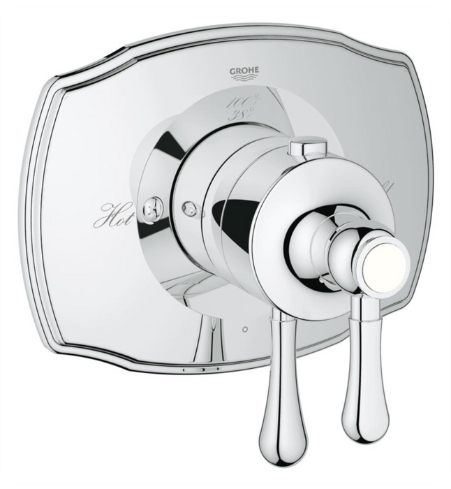 Grohe Grohflex 2000 7 1/2 Inch Single Function Thermostatic Shower Trim with Control Module