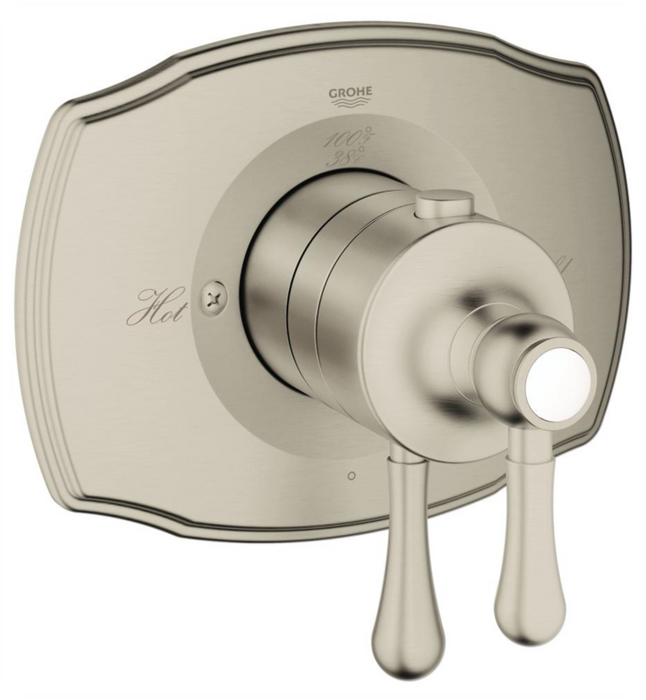 Grohe Grohflex 2000 7 1/2 Inch Single Function Thermostatic Shower Trim with Control Module