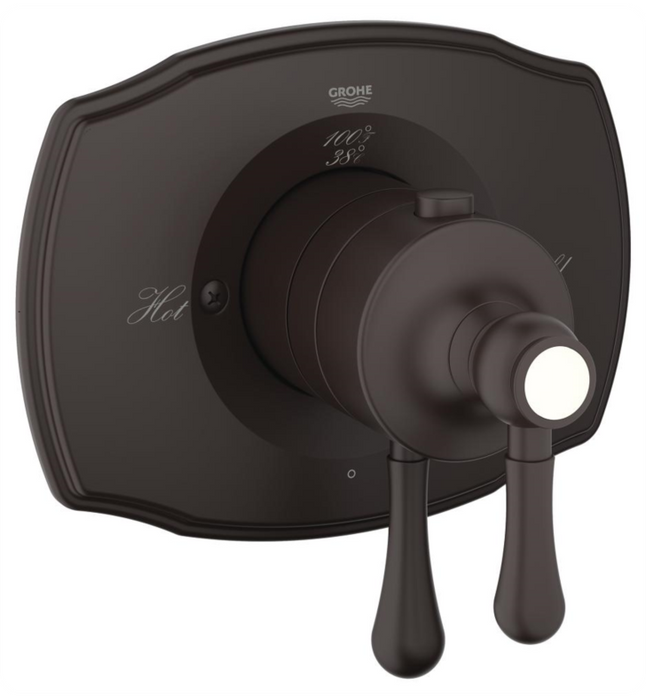 Grohe Grohflex 2000 7 1/2 Inch Single Function Thermostatic Shower Trim with Control Module
