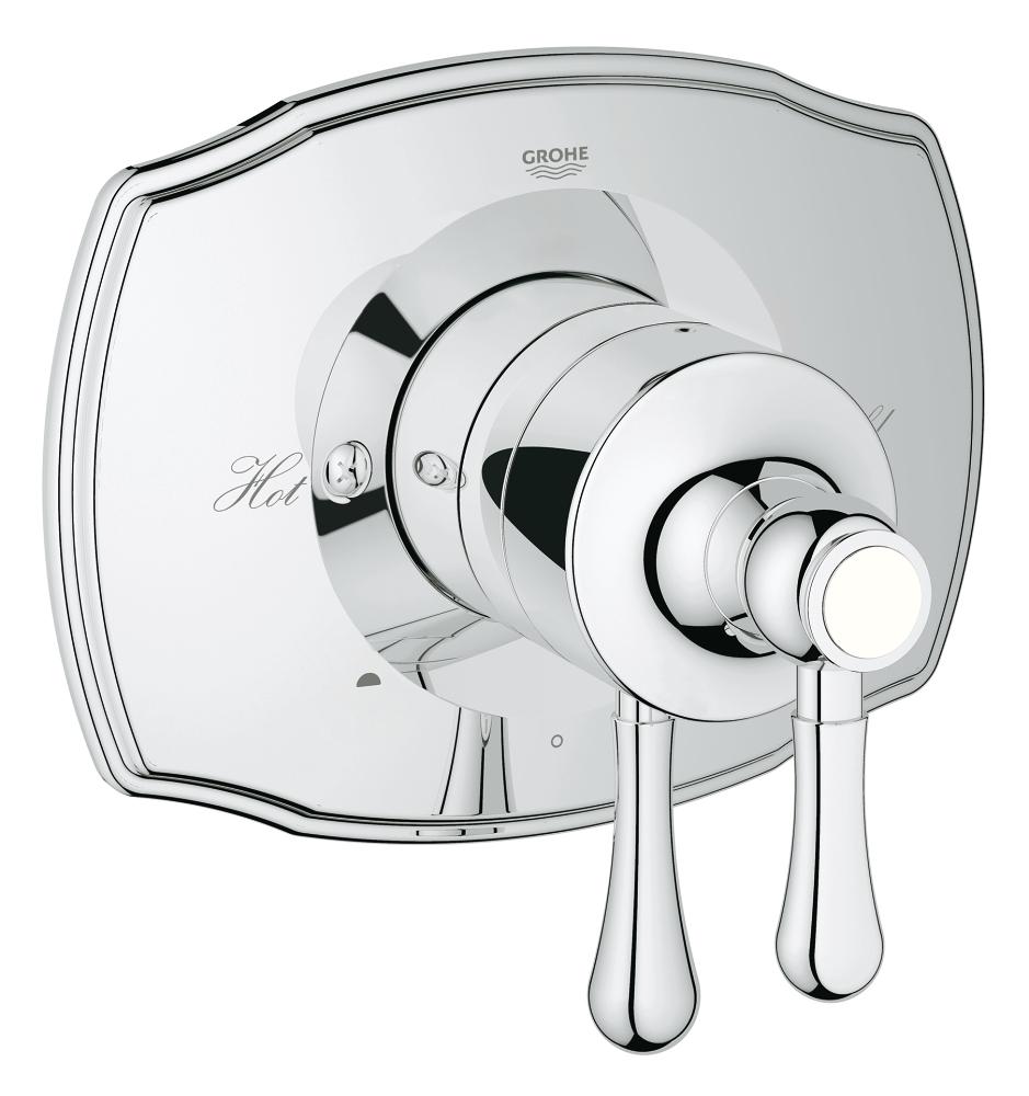 Grohe 19844 GrohFlex 7 1/2 Inch Authentic Dual Function Pressure Balance Trim with Control Module