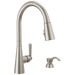 Delta Boyd: Single Handle Pull-Down Kitchen Faucet with Soap Dispenser and ShieldSpray Technology
