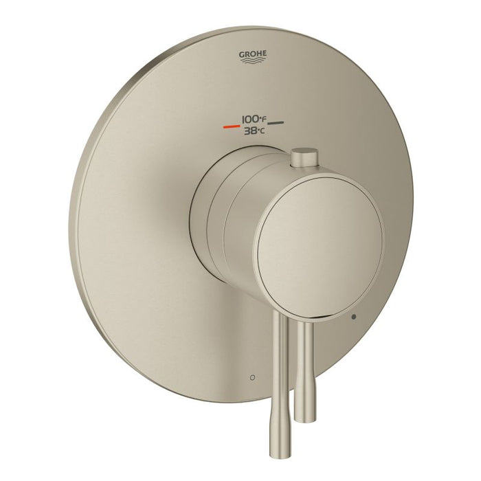 Grohe Essence Thermostatic Valve Trim with Integrated Volume Control and Turbo Stat Technology - Less Valve