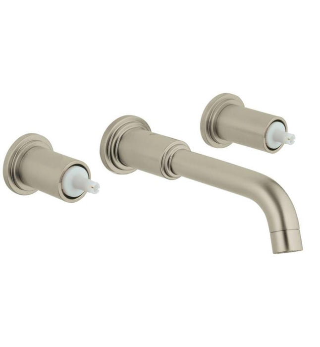 Grohe 20173-PARANT Atrio 7 5/8 Inch Double Handle M-Size Wall Mount/Widespread Bathroom Faucet