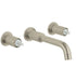 Grohe 20173-PARANT Atrio 7 5/8 Inch Double Handle M-Size Wall Mount/Widespread Bathroom Faucet