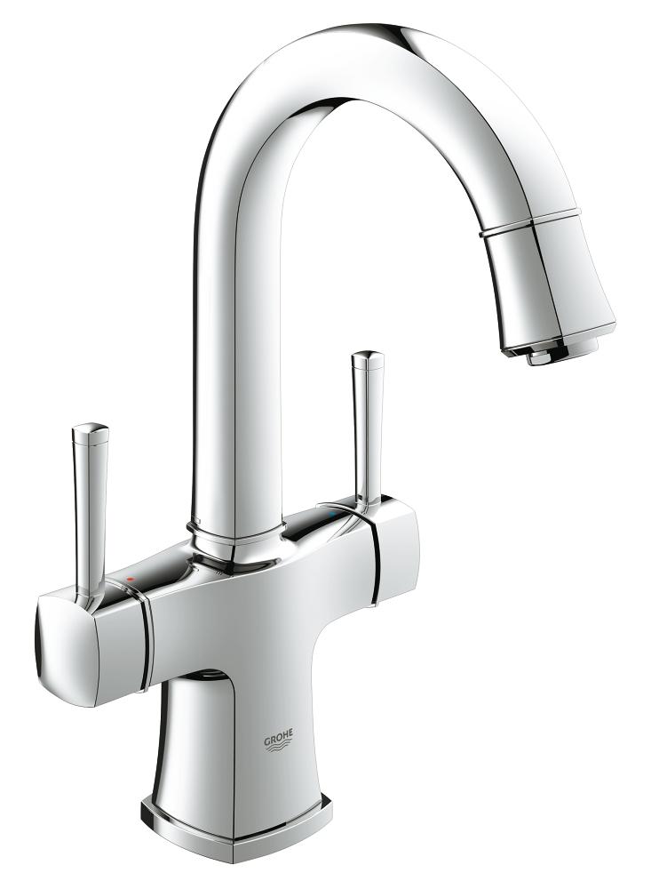 Grohe 21108 Grandera Single-Hole Two-Handle Bathroom Faucet L-Size