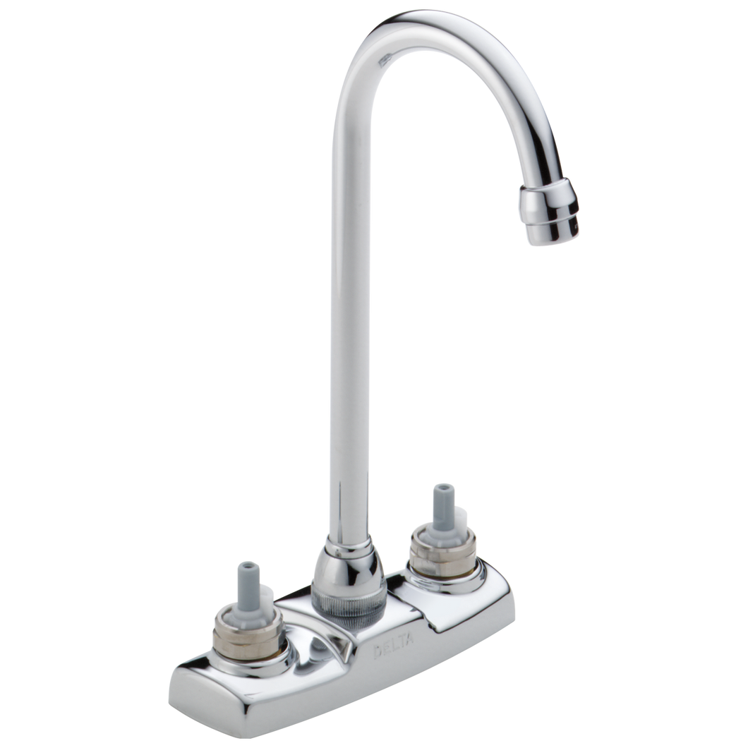 Delta 2172LF-LHP Classic Two Handle Bar / Prep Faucet - Less Handles