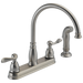 Delta 21996LF Foundations Two Handle Kitchen Faucet