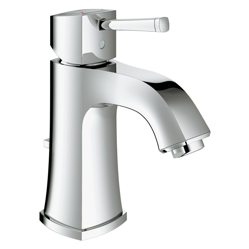 Grohe 23311 Grandera Single Handle Lavatory Deck Mounted Bathroom Faucet with Drain M-Size