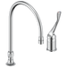 Delta Commercial 24T2: Single Control Mixing Faucet with Gooseneck Spout - Less Pop-Up