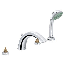 Load image into Gallery viewer, Grohe 25072 Arden Four-Hole Roman Bathtub Faucet with Handshower
