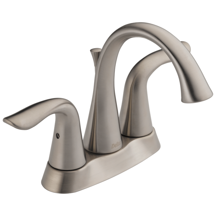 Delta Lahara: Two Handle Tract-Pack Centerset Bathroom Faucet