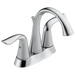 Delta Lahara: Two Handle Tract-Pack Centerset Bathroom Faucet