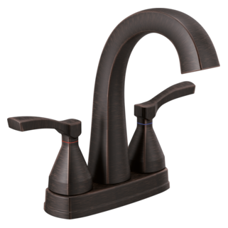 Delta Stryke: Two Handle Centerset Bathroom Faucet