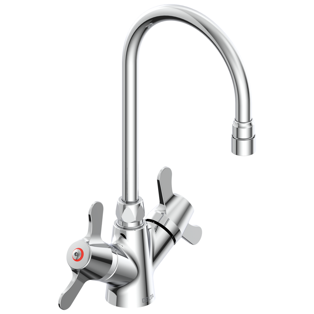 Delta Commercial 25C3: Two Handle Single Shank Mixing Faucet