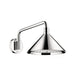Axor Front Wall Mount 11" 2.5 GPM 2-Jet Rain Shower Head with Shower Arm