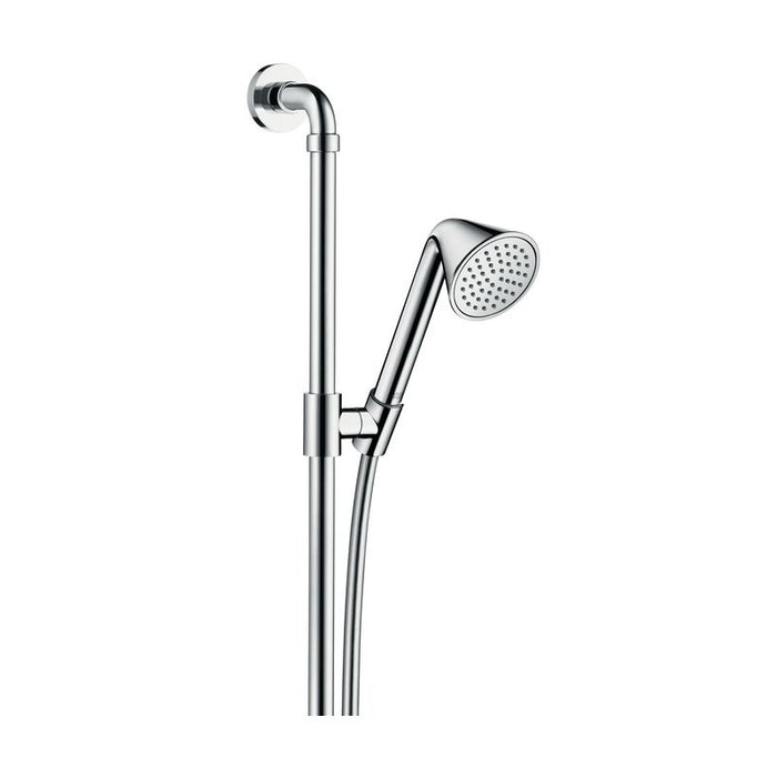 Axor Front 2.5 GPM Single Function Handshower Package with 63" Hose Slide Bar and Quick Clean Technology