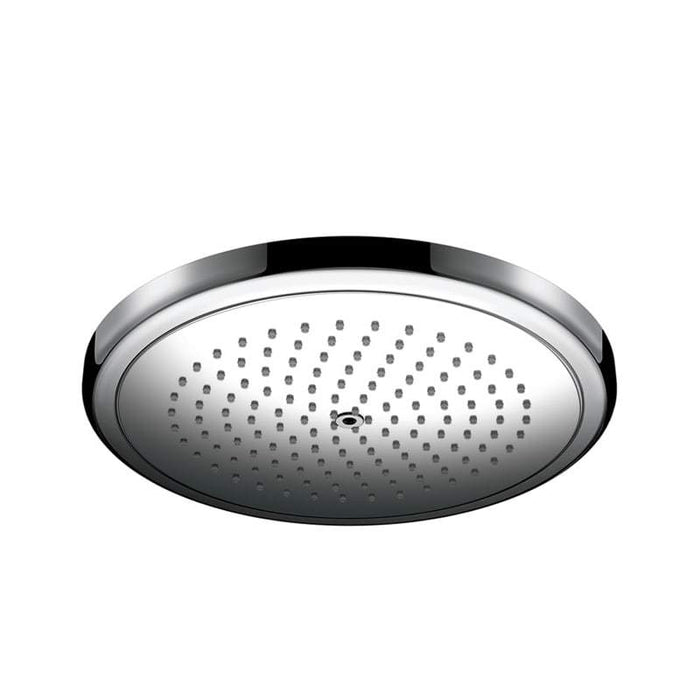Hansgrohe Croma 1.8 GPM Single Function Rain Shower Head with Quick Clean and Eco Right Technologies in Chrome