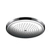 Hansgrohe Croma 1.8 GPM Single Function Rain Shower Head with Quick Clean and Eco Right Technologies in Chrome