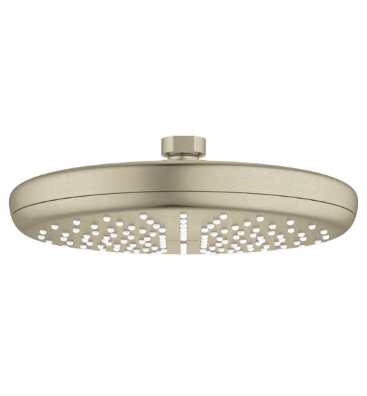 Grohe Tempesta 1.8 GPM Rain Shower Head with EcoJoy Dream Spray and Speed Clean Technology