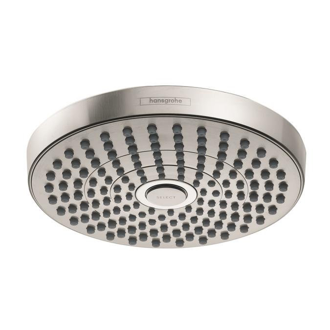 Hansgrohe Croma Select S Multi Function 2 GPM Shower Head in Brushed Nickel