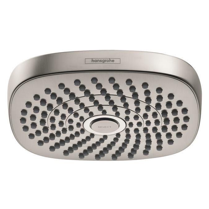 Hansgrohe Croma Select E Multi Function 2 GPM Shower Head in Brushed Nickel