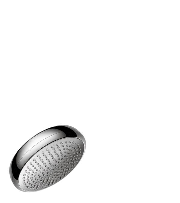 Hansgrohe Crometta 2 GPM Single Function Shower Head with Quick Clean and Eco Right Technologies in Chrome