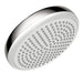 Hansgrohe Crometta 2 GPM Single Function Shower Head with Quick Clean and Eco Right Technologies in Chrome/White