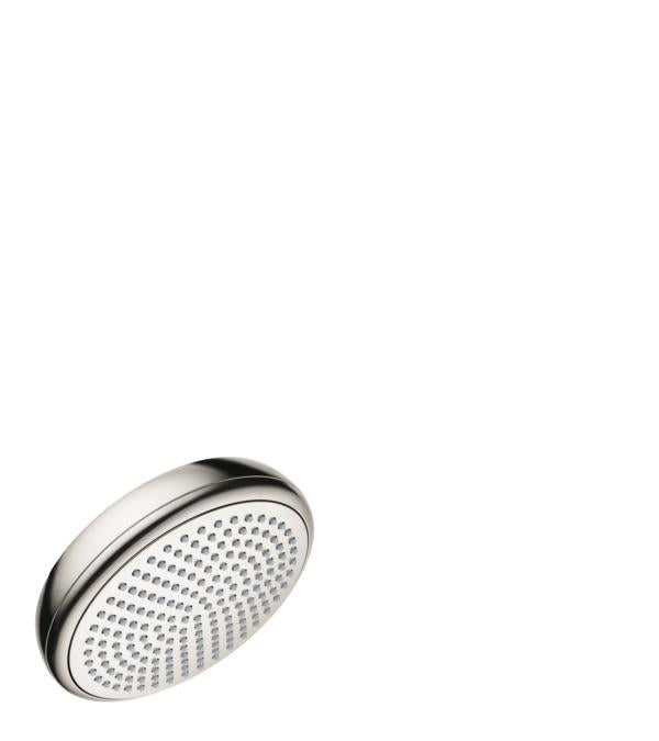 Hansgrohe Crometta 2 GPM Single Function Shower Head with Quick Clean and Eco Right Technologies in Brushed Nickel