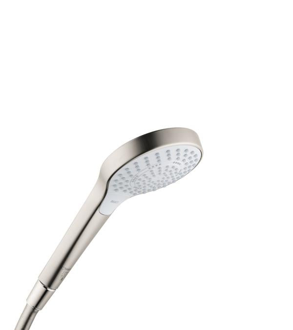 Hansgrohe Croma Select S 2 GPM Multi-Function Handshower with Select, Eco Smart, and Quick Clean Technologies in Brushed Nickel