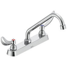 Load image into Gallery viewer, Delta Commercial 26C3: Two Handle 8&amp;quot; Cast Deck Mount Faucet
