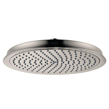 Load image into Gallery viewer, Hansgrohe 27377821 Raindance 2 GPM Single Function Rain Round Shower Head in Brushed Nickel
