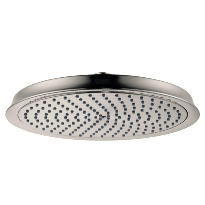 Hansgrohe Raindance 2 GPM Single Function Rain Round Shower Head in Brushed Nickel