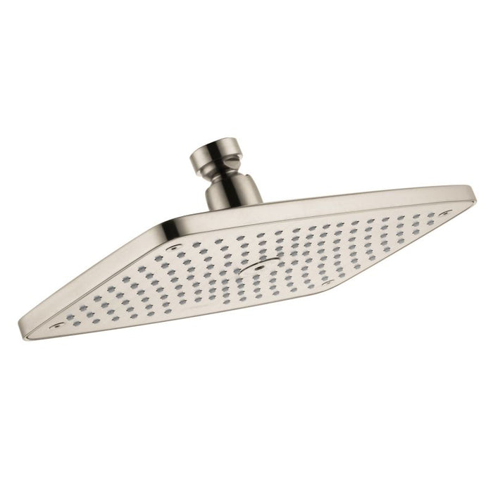 Hansgrohe Raindance E Rain 2.5 GPM Shower Head in Brushed Nickel