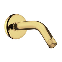 Load image into Gallery viewer, Hansgrohe 27411933 Shower Power 6&amp;quot; Standard Shower Arm with Flange in Polished Brass
