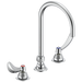 Delta Commercial 27C1 / 27C2: Two Handle 8" Below Deck Mount Faucet