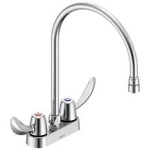 Load image into Gallery viewer, Delta Commercial 27C4 / 27C5 / 27C6: Two Handle 4&amp;quot; Deck Mount Faucet
