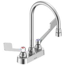 Load image into Gallery viewer, Delta Commercial 27C4 / 27C5 / 27C6: Two Handle 4&amp;quot; Deck Mount Faucet

