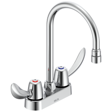 Load image into Gallery viewer, Delta Commercial 27C4 / 27C5 / 27C6: Two Handle 4&amp;quot; Deck Mount Faucet
