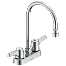 Load image into Gallery viewer, Delta Commercial 27C4 / 27C5 / 27C6: Two Handle 4&amp;quot; Deck Mount Faucet
