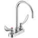 Delta Commercial 27C4 / 27C5 / 27C6: Two Handle 4" Deck Mount Faucet