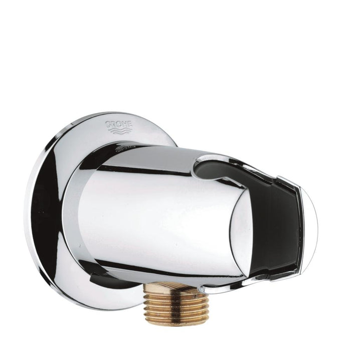 Grohe Movario Wall Supply Shower Outlet Elbow with Handshower Holder 1/2 Inch Connection