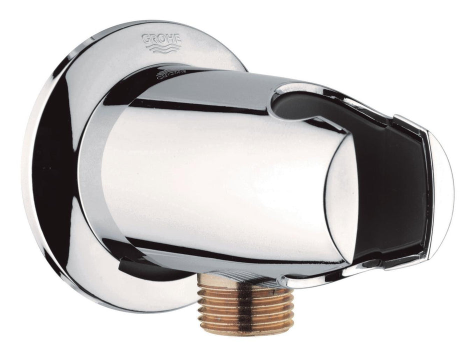 Grohe Movario Wall Supply Shower Outlet Elbow with Handshower Holder 1/2 Inch Connection