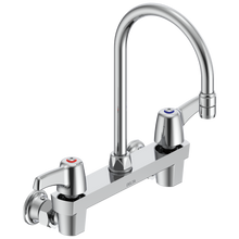 Load image into Gallery viewer, Delta Commercial 28C3 / 28C4 / 28C6: Two Handle 8&amp;quot; Wall Mount Service Sink Faucet
