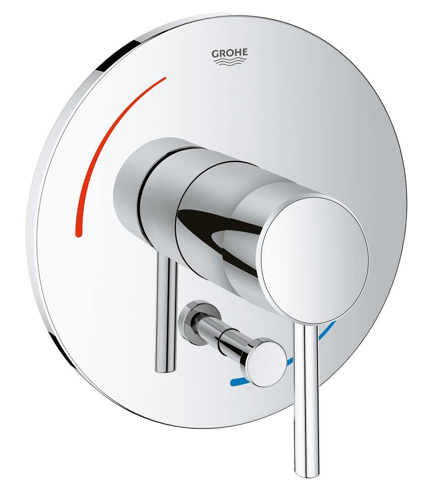 Grohe 29102 Concetto Single Lever Handle Tub and Shower Valve Trim Only Kit with Diverter