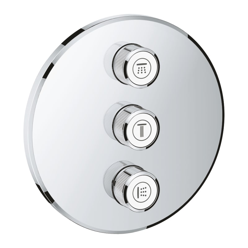 Grohe 29122 Grohtherm Smart Control Triple Volume Control Trim — Easy ...