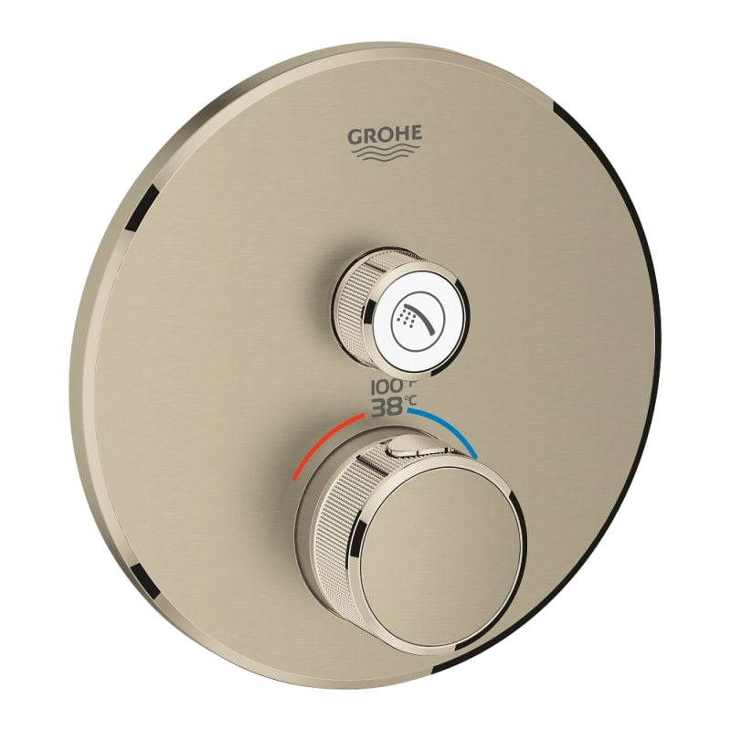 Grohe 29136 Grohtherm Smart Control Single Function Thermostatic Trim with Control Module