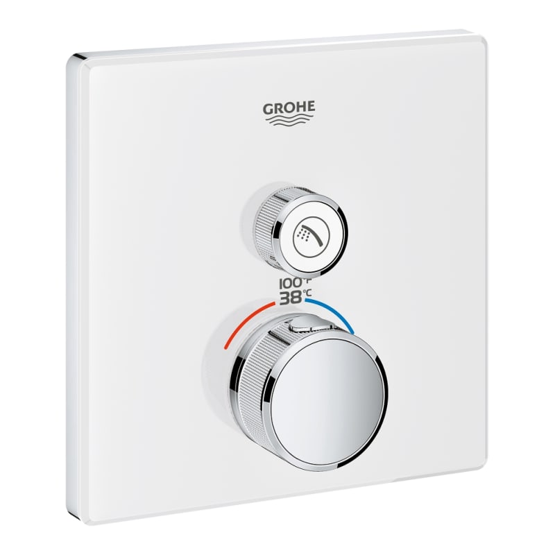 Grohe 29163LS0 Grohtherm Smart Control Single Function Thermostatic Valve Trim Only with Smart Control, EcoJoy, and Turbo Stat