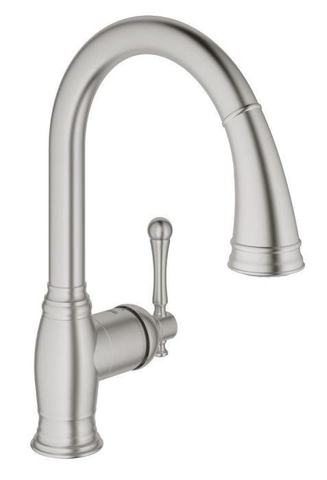 Grohe 33870 Bridgeford Pull-Down Spray Kitchen Faucet