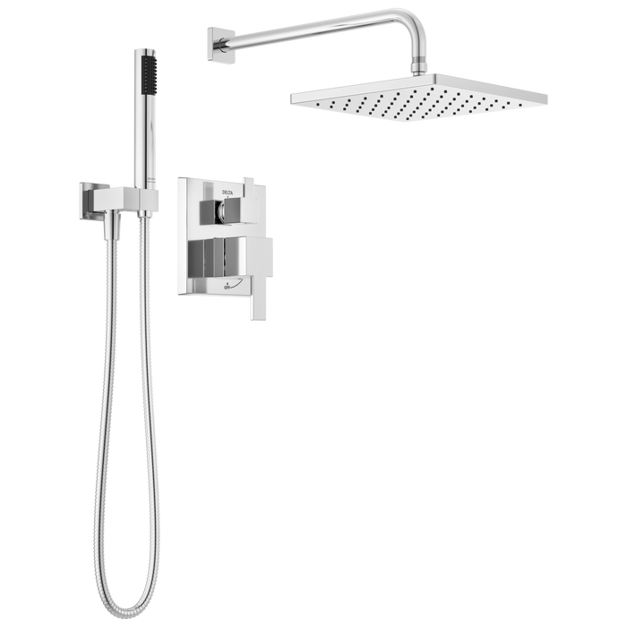 Delta Modern: Monitor 14 Series Shower with Raincan, Hand Shower & Rough Valve